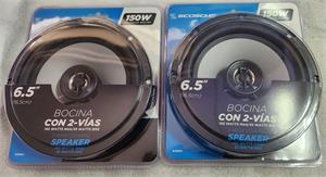 Scosche SC65MX 6.5 2 Way 35W RMS Coaxial Car Audio Speakers 150W Max (Pair)