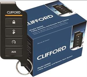 Clifford 5606X 1 Way Vehicle Security and Remote Start System