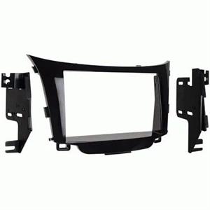 Metra 95-7357HG 2013 - 2017 Hyundai Elantra GT Radio Replacement Dash Kit double DIN radios High gloss Black