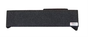Atrend A181-12CPV Single 12 Vented Subwoofer Box for 2007 - 2023 Chevrolet - GMC Silverado - Sierra Crew Cab - Drivers Side Carpeted