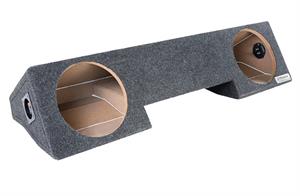 Atrend A232-10CP Dual 10 Sealed Subwoofer Box for 1994 - 2002 Dodge Ram Extended Cab Carpeted