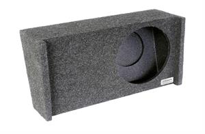Atrend A341-10CP Single 10 Sealed Subwoofer Box for 2009 - 2018 Ford F150 & 2017-2018 F250, F350, F450 Super Crew / Super Cab Carpeted