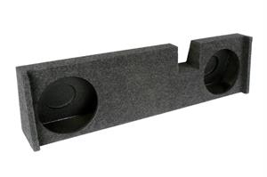 Atrend A342-10CP Dual 10 Sealed Subwoofer Box for 2009 - 2018 Ford F150 & 2017-2018 F250, F350, F450 Super Crew / Super Cab Carpeted