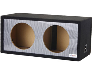 Atrend 10DVNC 10 Dual Slot Carbon Fiber Vented Custom Subwoofer Box ALPINE SPECIFIC