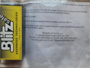 BlitzSafe BMW/ALP DMX V1 1996-03 BMW To ALPINE CD Changer Interface