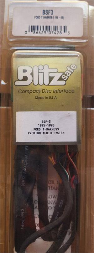 Blitzsafe BSF-3 T Harness For 1995-98 Ford Vehicles With Premium Sound System