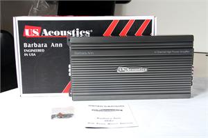 US Acoustics Barbara Ann 4 x 100 RMS 4 Channel Class A/B Amplifier with Butterworth Crossovers