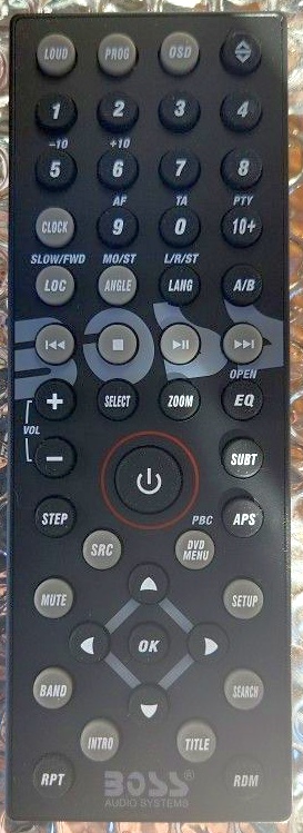 Boss Audio AV Remote Control for In Dash DVD Receivers