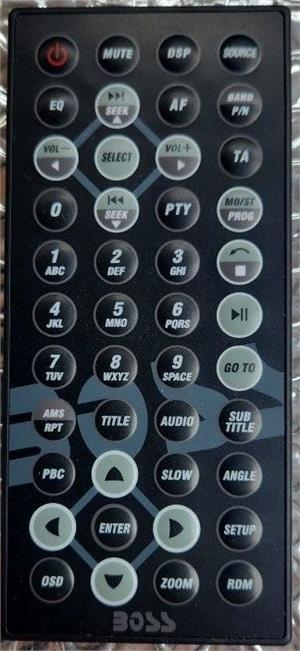 Boss Audio RC306-S6B-CR DVD Receiver Remote Control