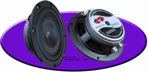 CDT Audio CL-4SL 4 50 RMS Ultra Slim Midrange Speakers Depth 1.25