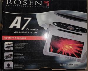 Rosen CV7080D A7 Clearview 7 All In One Car LCD / DVD System - Neutral
