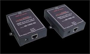 Calrad 40-1090-3D HDTV HDMI High Speed 1.65 Gbps 480P, 720P, 1080I, 1080P over CAT-5E / CAT-6 Balun Kit