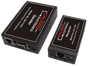 Calrad 40-7110 Active VGA / HDTV Component Video / Stereo Audio over Cat-5e / Cat-6 Video Balun Kit with VGA Loop