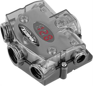 DGDB10248P 1/0G Input - 1 - 2G / 2 - 4G / 2 - 8G Output Platinum Distribution Block with Digital Volt Meter