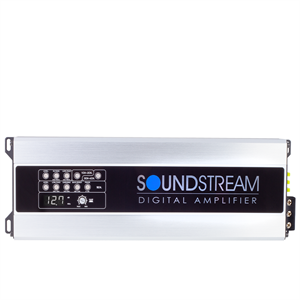 Soundstream Reserve DPA5.2200D 4 x 75W RMS at 4 Ohms + 400W RMS at 2 Ohms Compact Class D 5 Channel Amplifier with Electronic Digital PreAmp & LCD Top