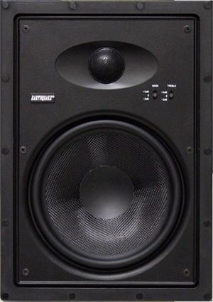 Earthquake EWS600 Edgeless 6.5 2 Way 350W Kevlar In-Wall Speakers with 1 Silk Dome Tweeter