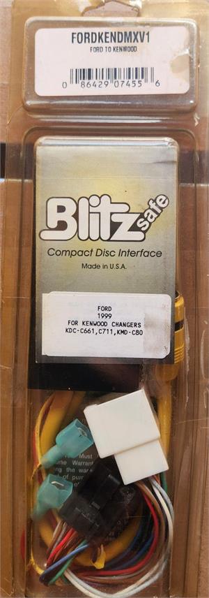 BlitzSafe FORDKEN DMX V1 1999-up Factory Ford To Kenwood CD Changer Interface