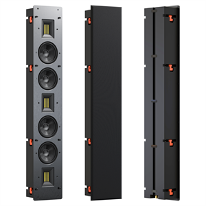 Earthquake OW-4503 LCR Cinenova Clarte 4 x 5.25 Inch + 2 x 2 Inch 120W RMS Audiophile On-Wall Line Array 600W Max 8 Ohm