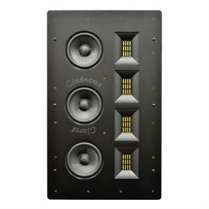 Earthquake IW-C5 Cinenova Clarte 3 x 5.25 Inch + 4 x 2 Inch 120W RMS Audiophile In Wall LCR Speaker 600W Max 8 Ohm EACH