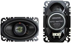 Kenwood KFC-4675C 4x6 20W RMS 2 Way Coaxial Speakers 60W Max PAIR