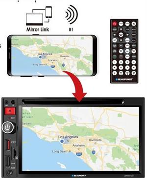 Blaupunkt LEMON 122 6.5 Multimedia Car Stereo Touchscreen DVD/CD AM/FM with USB and Bluetooth