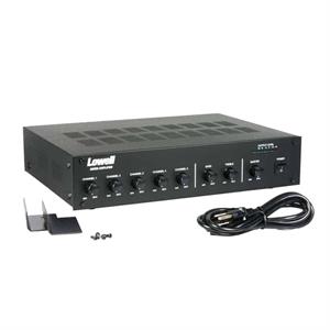 Lowell MA125 125W 5 Channel Mixer with 125W Amplifier