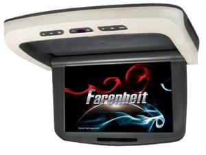 Farenheit MD-1150CMM 11.2 Ceiling Mount LCD / DVD Flip Down Entertainment System with USB / Aux Inputs