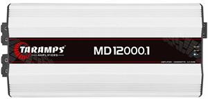 Taramps MD 12000.1 12000W RMS at 0.5 OHM Class D Full Range Amplifier