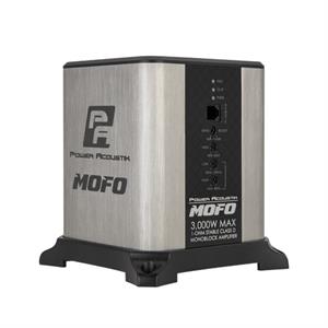 Power Acoustik MOFO1-3KD MOFO 1400W RMS at 1 Ohm Class D Tower Amplifier 3000W Max