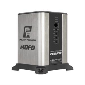 Power Acoustik MOFO1-6KD MOFO 2500W RMS at 1 Ohm Class D Tower Amplifier 6000W Max