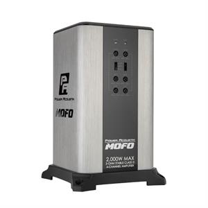 Power Acoustik MOFO4-2KD 4 x 100W RMS at 4 Ohms Class D Tower Amplifier 2000W Max