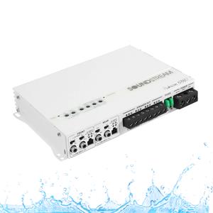Soundstream MR4.1400D Rubicon Nano Marine 4 x 125W RMS at 4 Ohms Class D 4-Channel Amplifier 1400W Max White