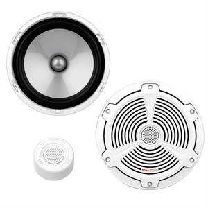 Boss MR652C 6.5 Inch 350W 2 Way Weatherproof Full Range Marine Component Speakers