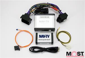 NAV-TV NTV-KIT266 SIR-PCM3 adds Sirius Satellite radio to the factory MOST fiber optic stereo system in select 2009-2010 Porsche vehicles