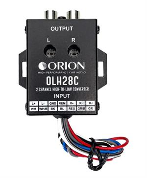 Orion OLH28C 2 Channel High to Low Converter with Built-In 12V Remote Turn-On Signal