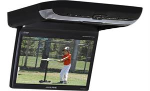 Alpine PKG-RSE3DVD 10.2 Inch Overhead Flip Down LCD with a built-in DVD player
