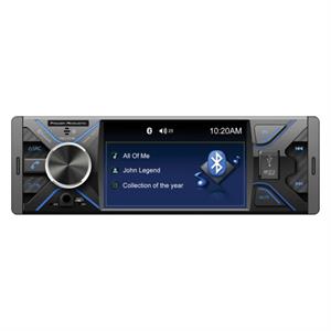 Power Acoustik PML-43HB 4.3 Inch 1-DIN Shallow Mechless Receiver w/ USB, SD, Bluetooth