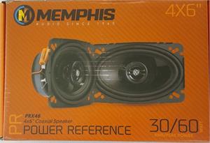 Memphis Power Reference PRX46 4x6 Inch 30W RMS 2 Way Coaxial Speakers 4 Ohm PAIR