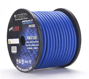 Orion PW4100BL Cobalt 4G CCA 100FT Power / Ground Wire - Blue