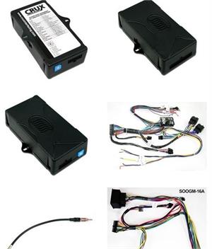 Crux SOOGM-16A Radio Replacement Interface, select 2012-Up General Motors LAN 29-Bit Vehicles with Navigation Radio