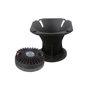 Soundstream SPD.400 200W RMS Pro Audio Compression Flare Horn Tweeter 400W Max 4 Ohm 3 Ti VC