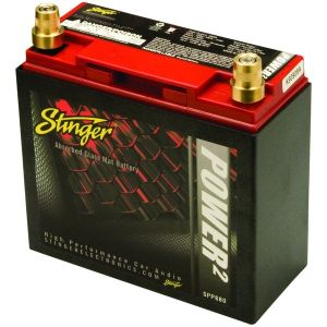 STINGER SPP680 680 Amp 20Ah Battery, Metal Case with Brass Terminal Posts