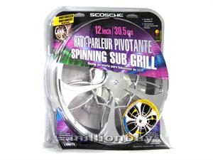 Scosche SSG12 12 Inch Spinning Subwoofer Grill, Blade Type