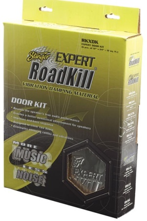 STINGER RKXDK Roadkill Expert Sound Damping / Deadening Material 2 Door Kit (6 - 12 x 24)