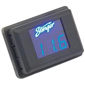 STINGER SVMB 12V 3 Digit Blue LED Volt Meter
