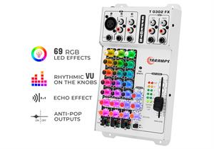 Taramps T 0302 FX MULTICOLOR Mixer with RGB LED Lighting Effects