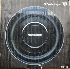 Rockford Fosgate T1S1-10 Power Series 10 Inch 500W RMS shallow mount subwoofer 1 Ohm 1000W Max EACH 