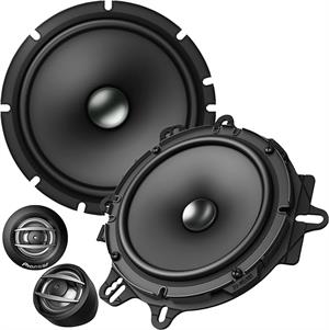 Pioneer TSA1607C A Series 6.5 80W RMS 2 Way Component Speaker Set 320W Max PAIR