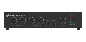 DynaCord U120:1M-US 4 Input 120W Single Channel Mixer Amplifier