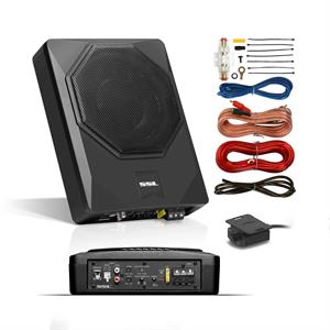 SSL US8K 8 Inch 400W RMS Under Seat Shallow Amplified Subwoofer Enclosure 800W Max